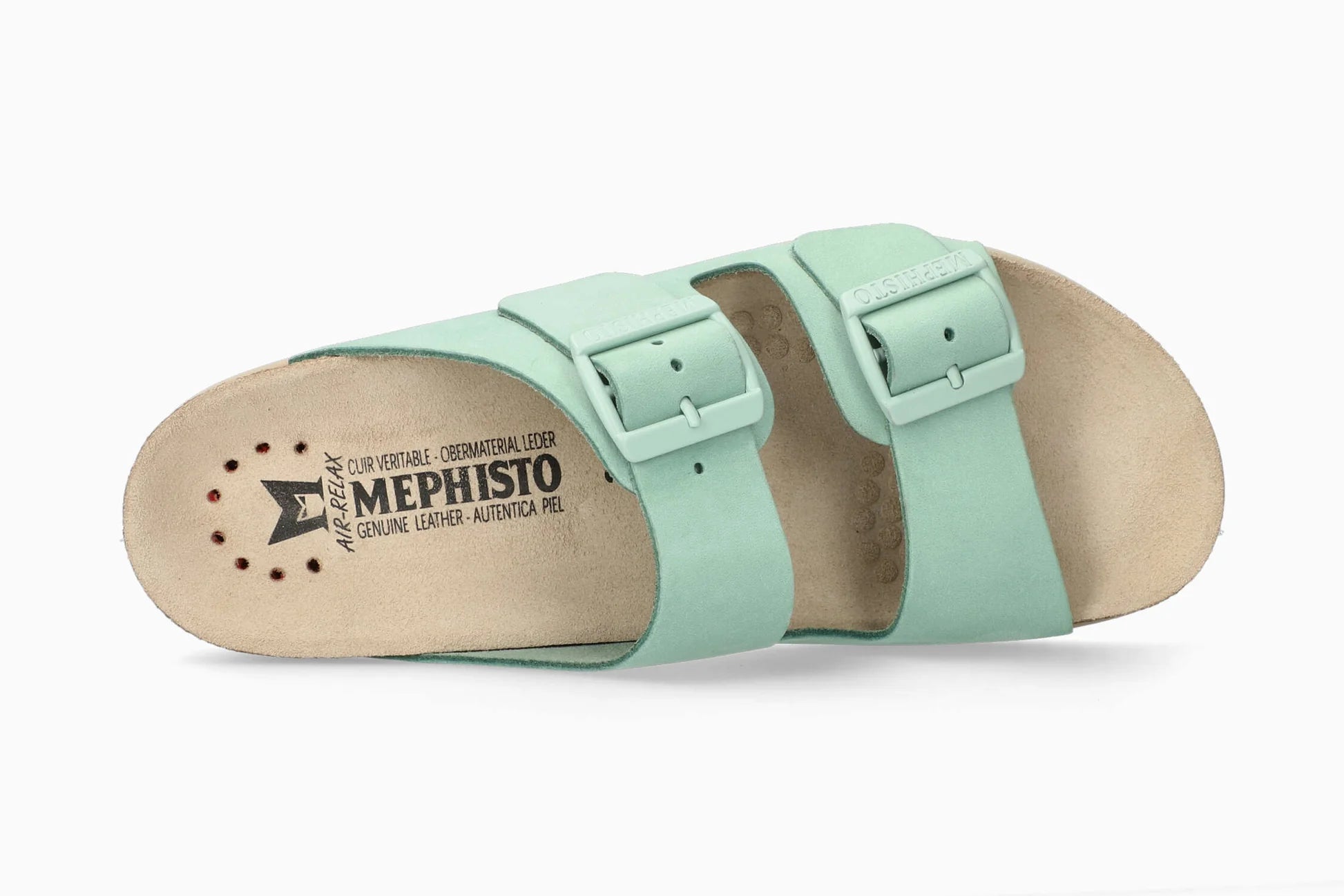 MEPHISTO HESTER, LIGHT GRASS NUBUCK
