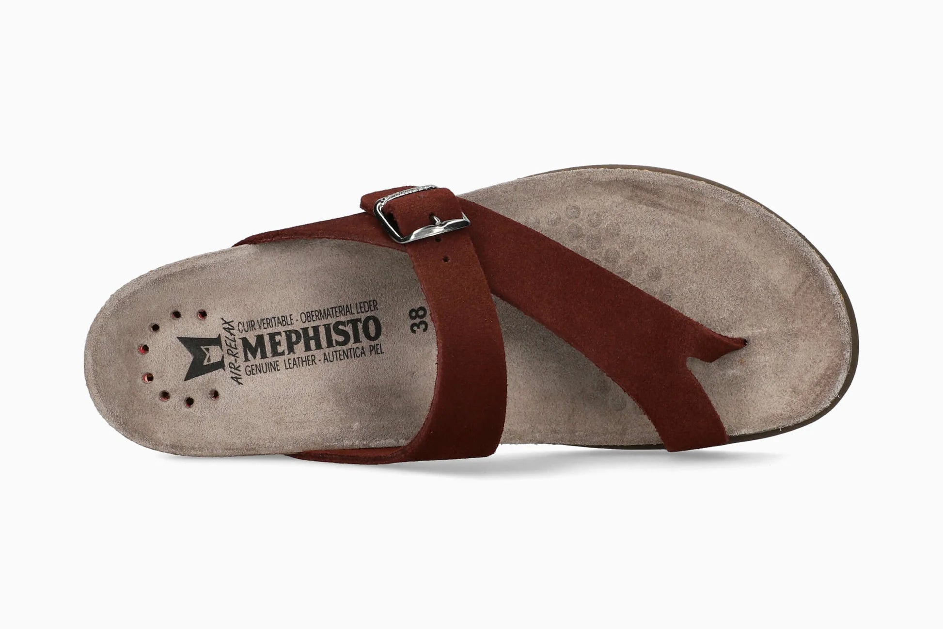 MEPHISTO HELEN, CORDOVAN SANDYVEL (TAUPE SOLE)