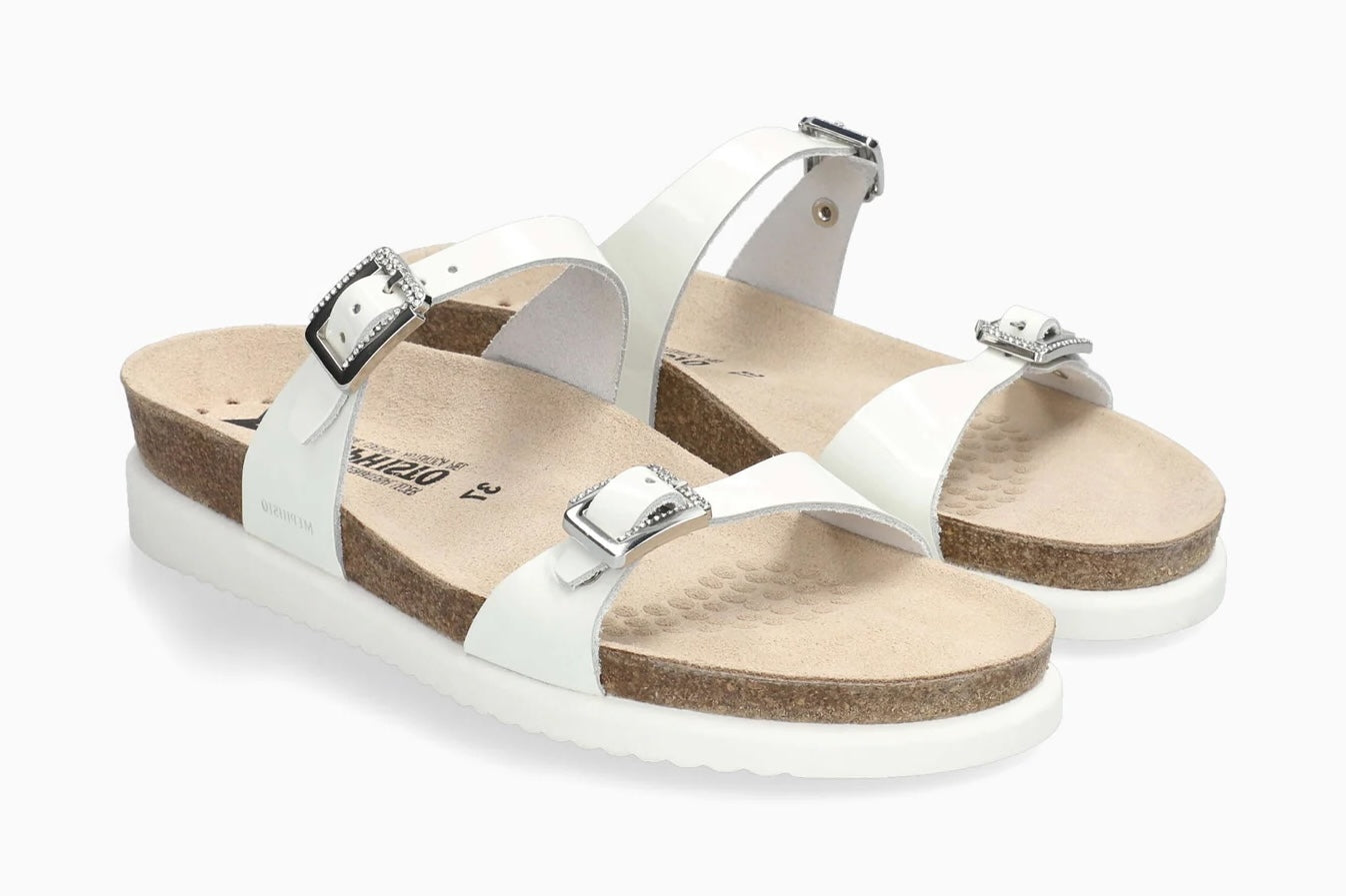 MEPHISTO HALYA, WHITE PATENT