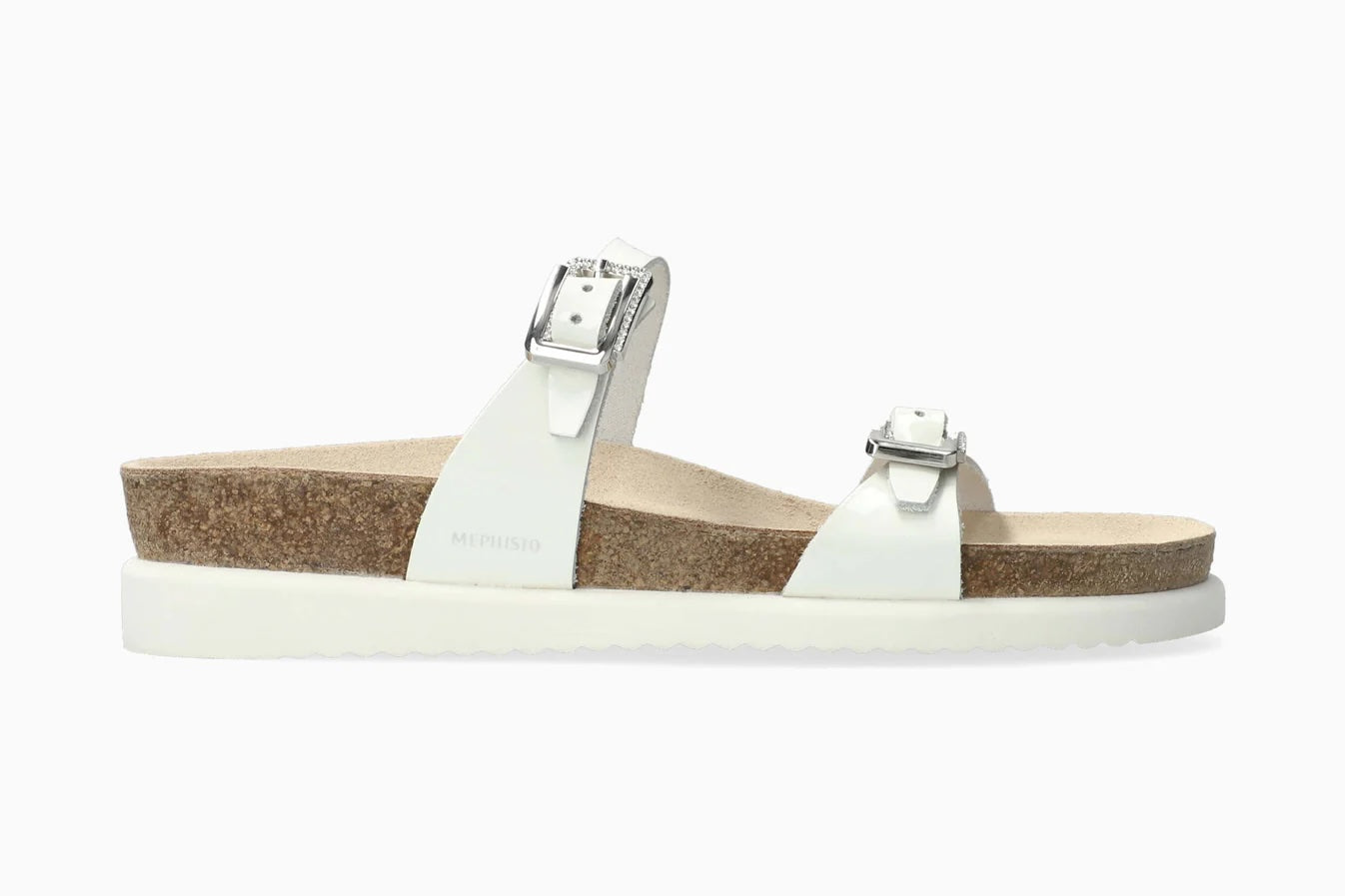 MEPHISTO HALYA, WHITE PATENT