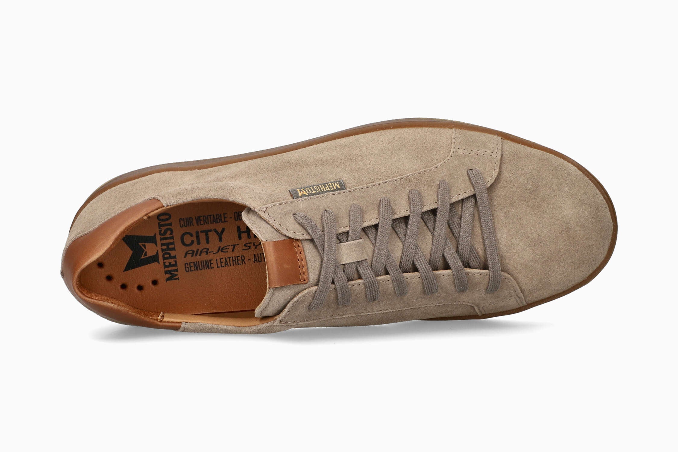 MEPHISTO HASKO, WARM GREY VELSPORT