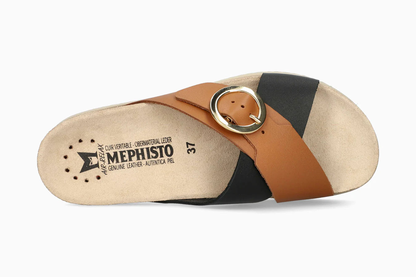 MEPHISTO HIRINA, BLACK / HAZELNUT