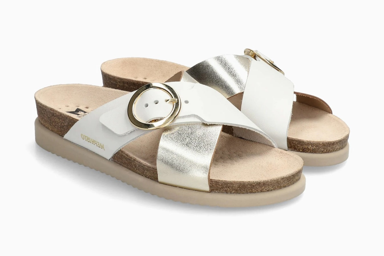 MEPHISTO HIRINA, GOLD / WHITE