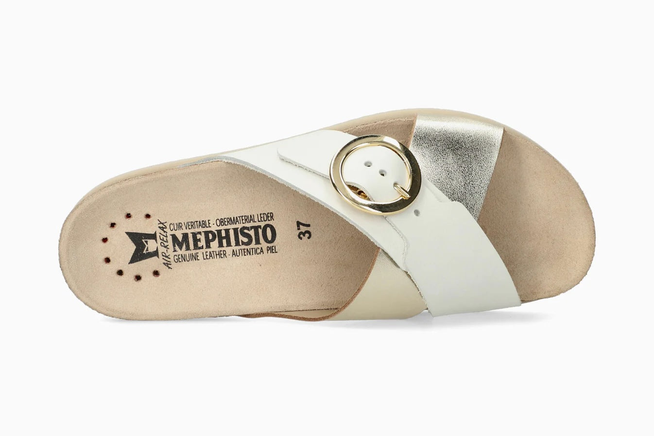 MEPHISTO HIRINA, GOLD / WHITE