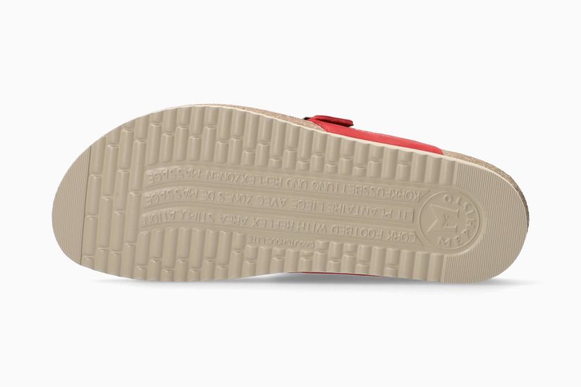 MEPHISTO HELEN FLOWER RED NUBUCK