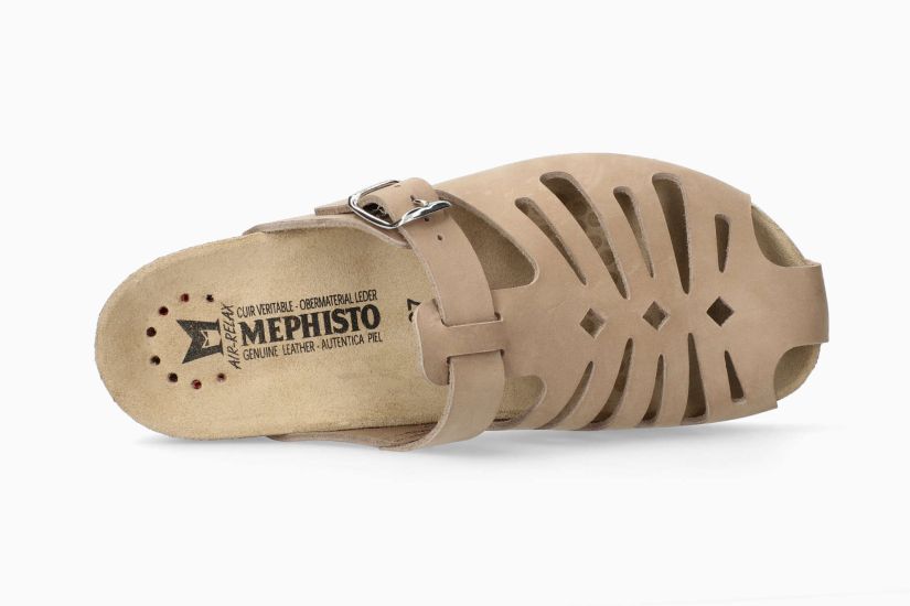 MEPHISTO HEDINA, LIGHT TAUPE NUBUCK