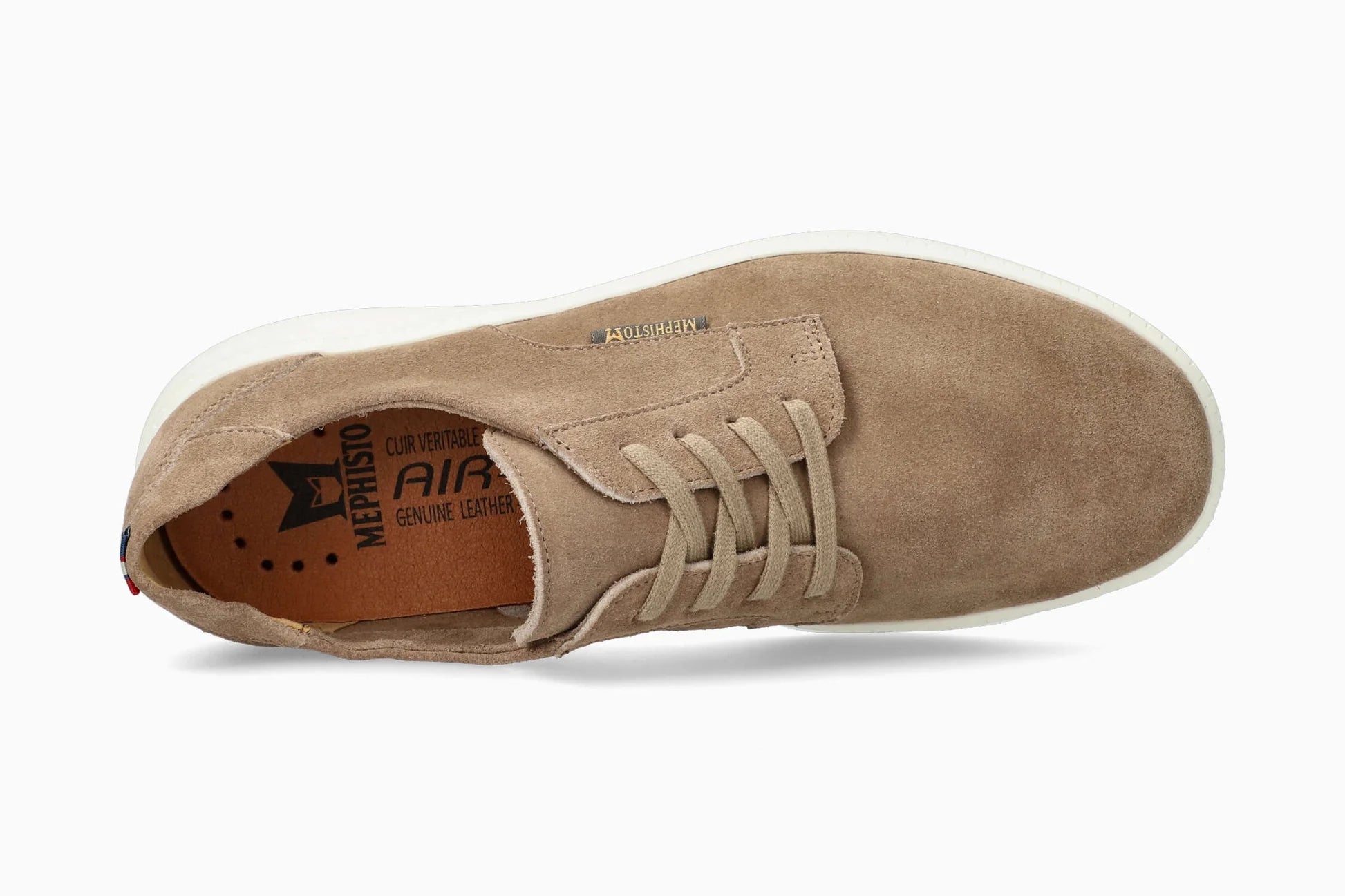 MEPHISTO JORIS, TAUPE VELOUR