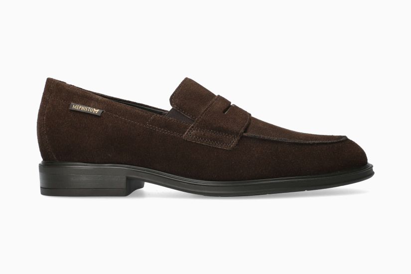 MEPHISTO KURTIS, DARK BROWN VELSPORT