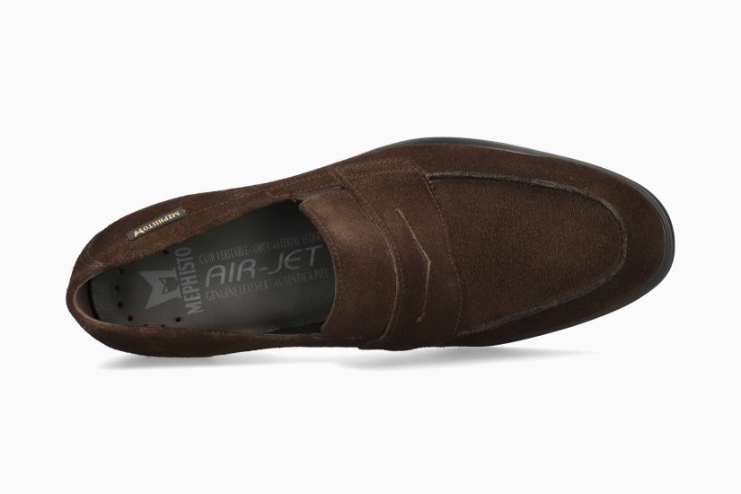 MEPHISTO KURTIS, DARK BROWN VELSPORT