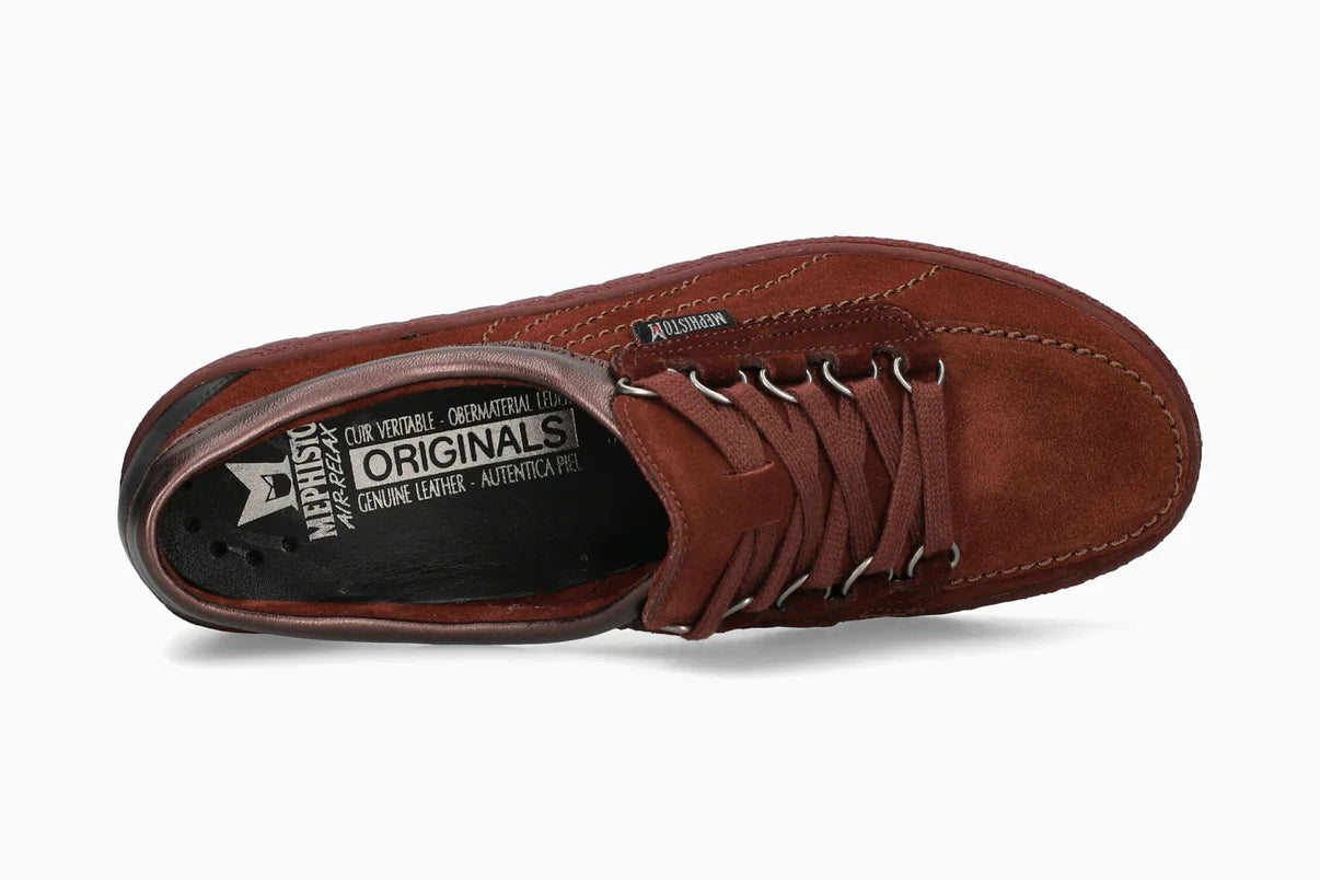 MEPHISTO LADY, CORDOVAN / METALIC TRIM