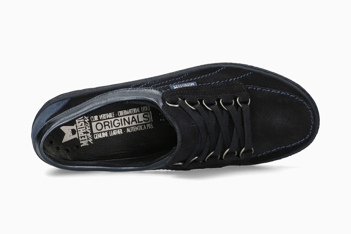 MEPHISTO LADY, BLUE / METALIC TRIM