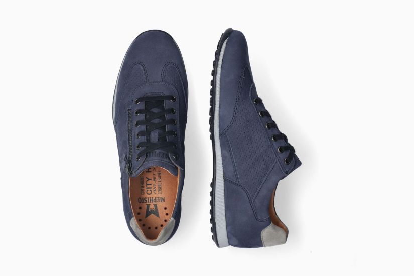 MEPHISTO LEON, NAVY NUBUCK