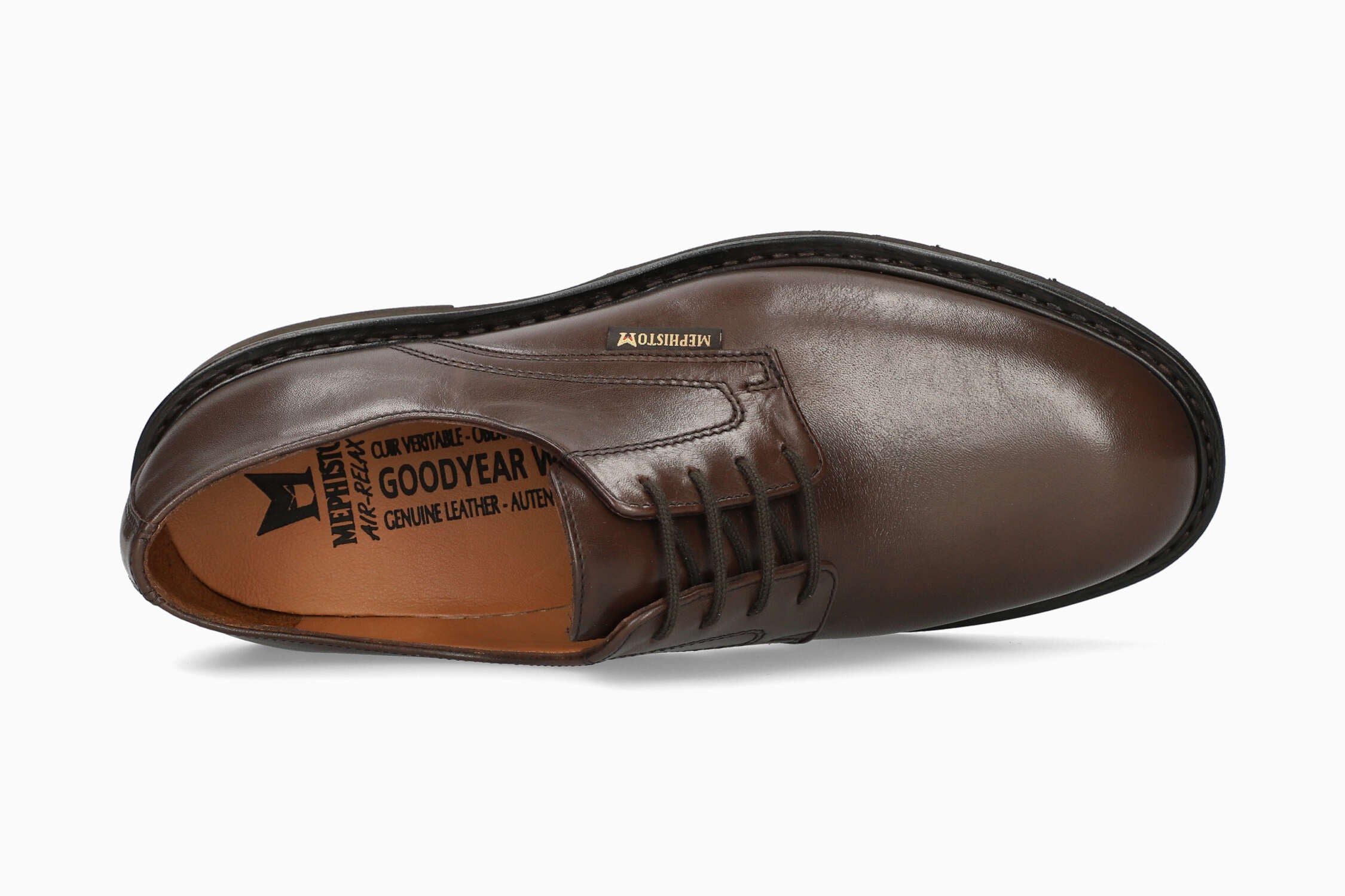 MEPHISTO MARLON, DARK BROWN ANTICA