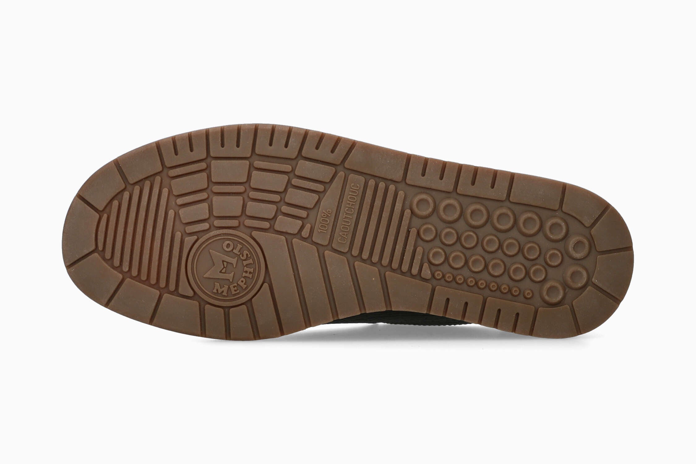 MEPHISTO MATCH, DARK BROWN (TAN SOLE)