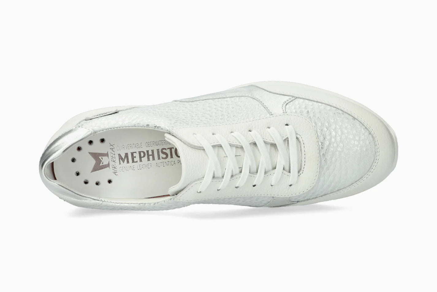 MEPHISTO MENDY, WHITE / SILVER COMBO