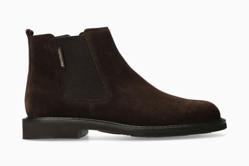 MEPHISTO MURRAY, DARK BROWN VELOUR