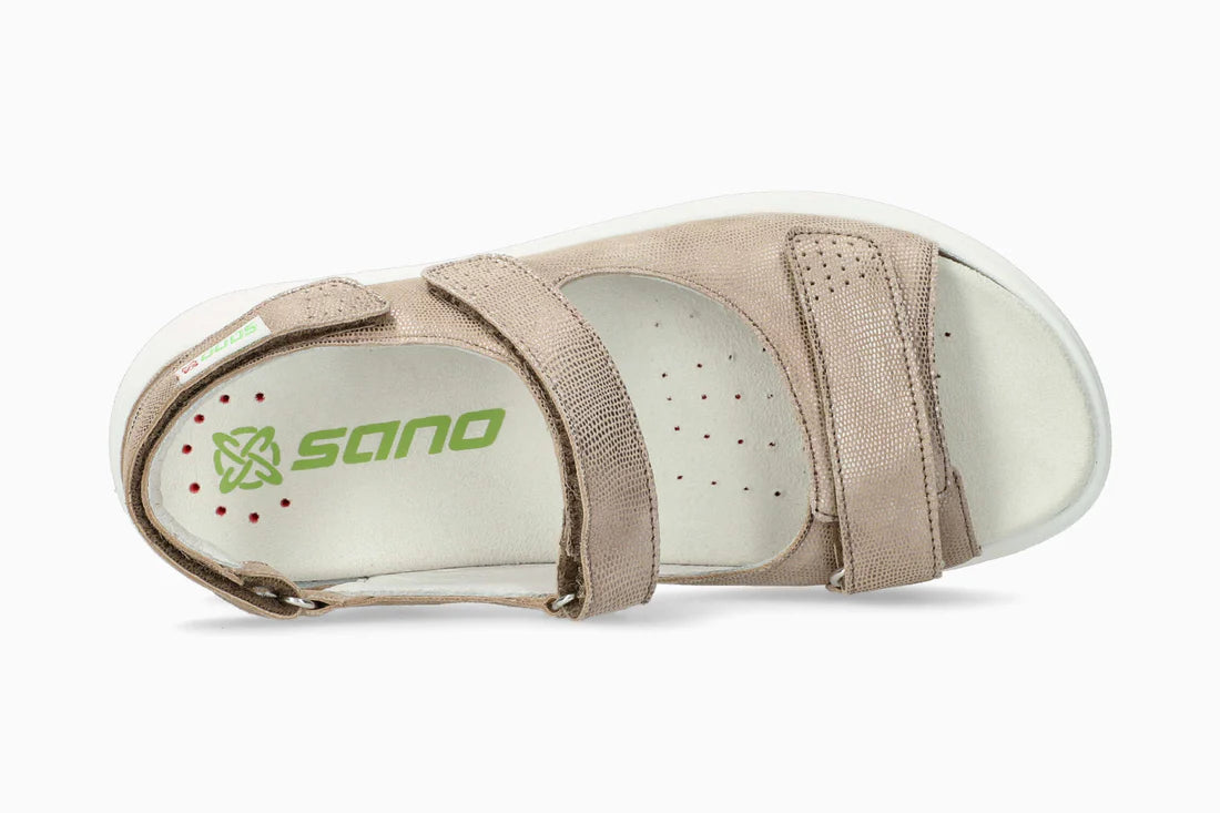 MEPHISTO NORINE, LIGHT TAUPE (WHITE SOLE)