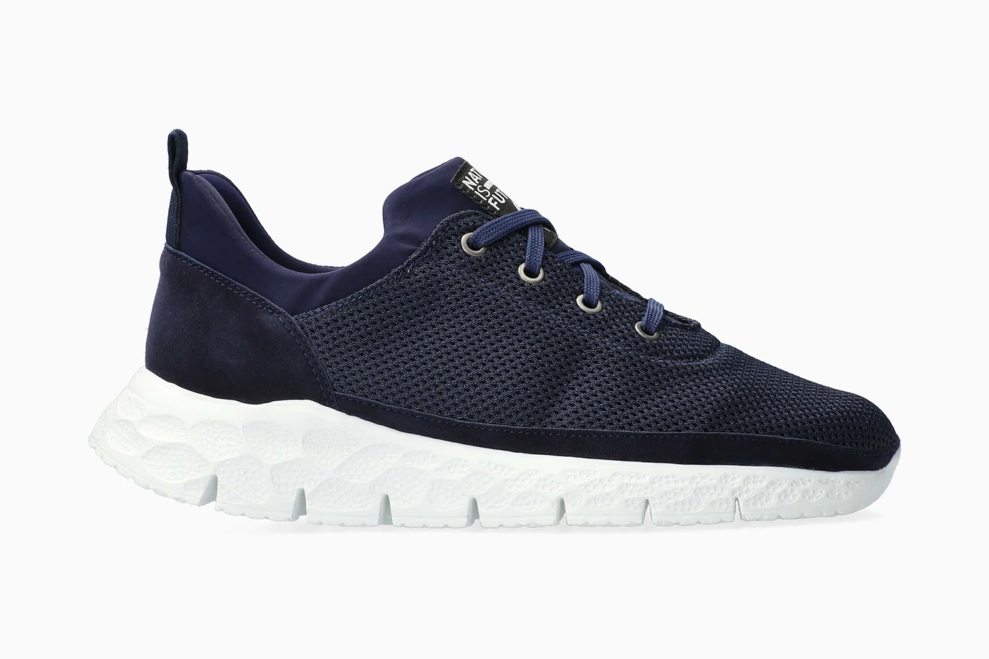 MEPHISTO ONYX, NAVY  (WHITE SOLE)