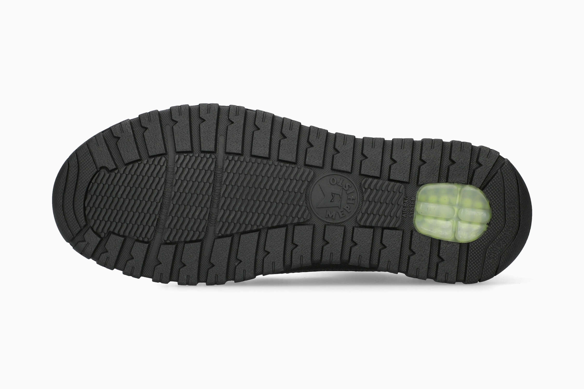 MEPHISTO PACO, BLACK NEVADA/ LODEN TRIM