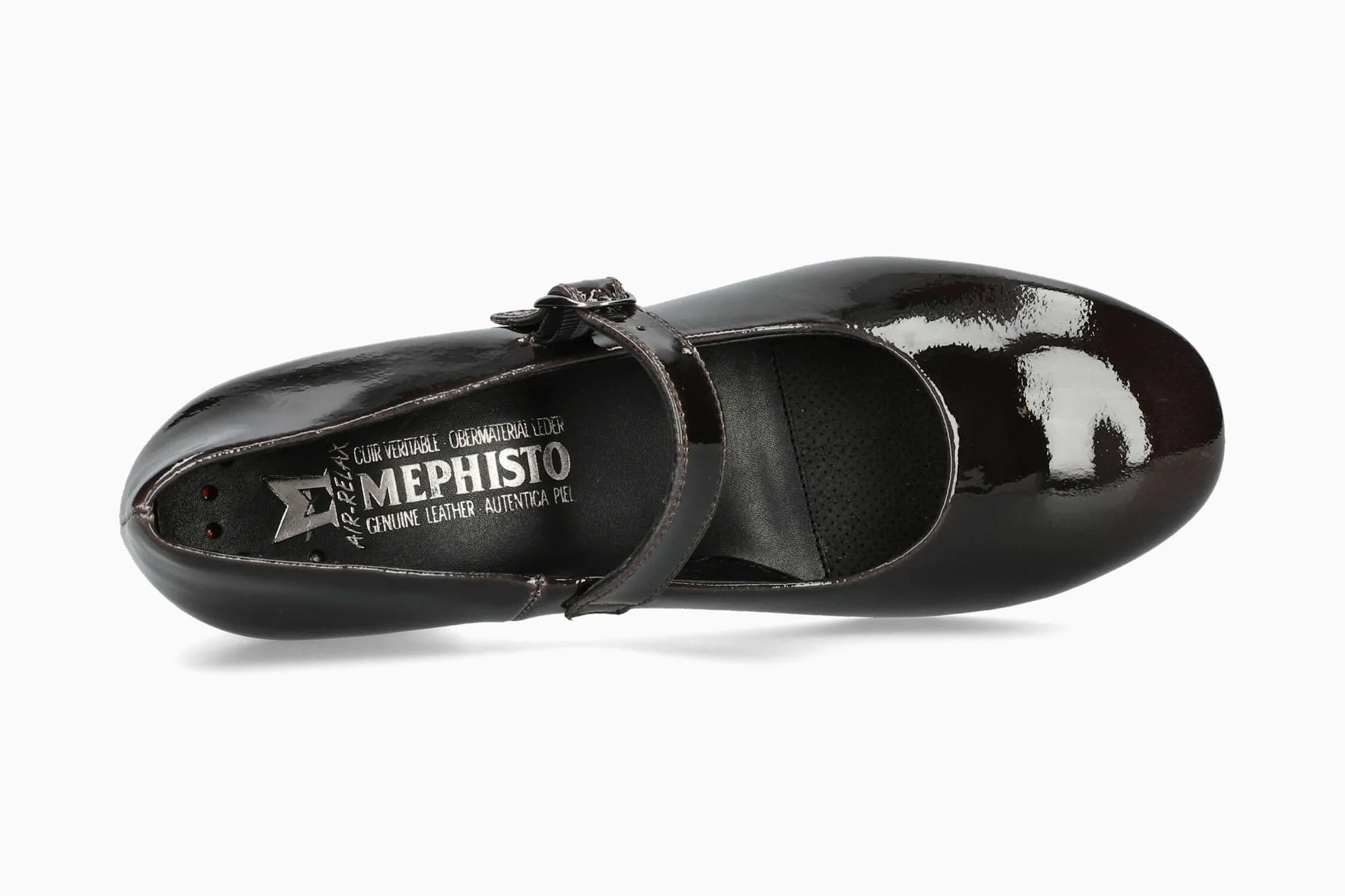 MEPHISTO TOPAZE, PLUM VERNIS