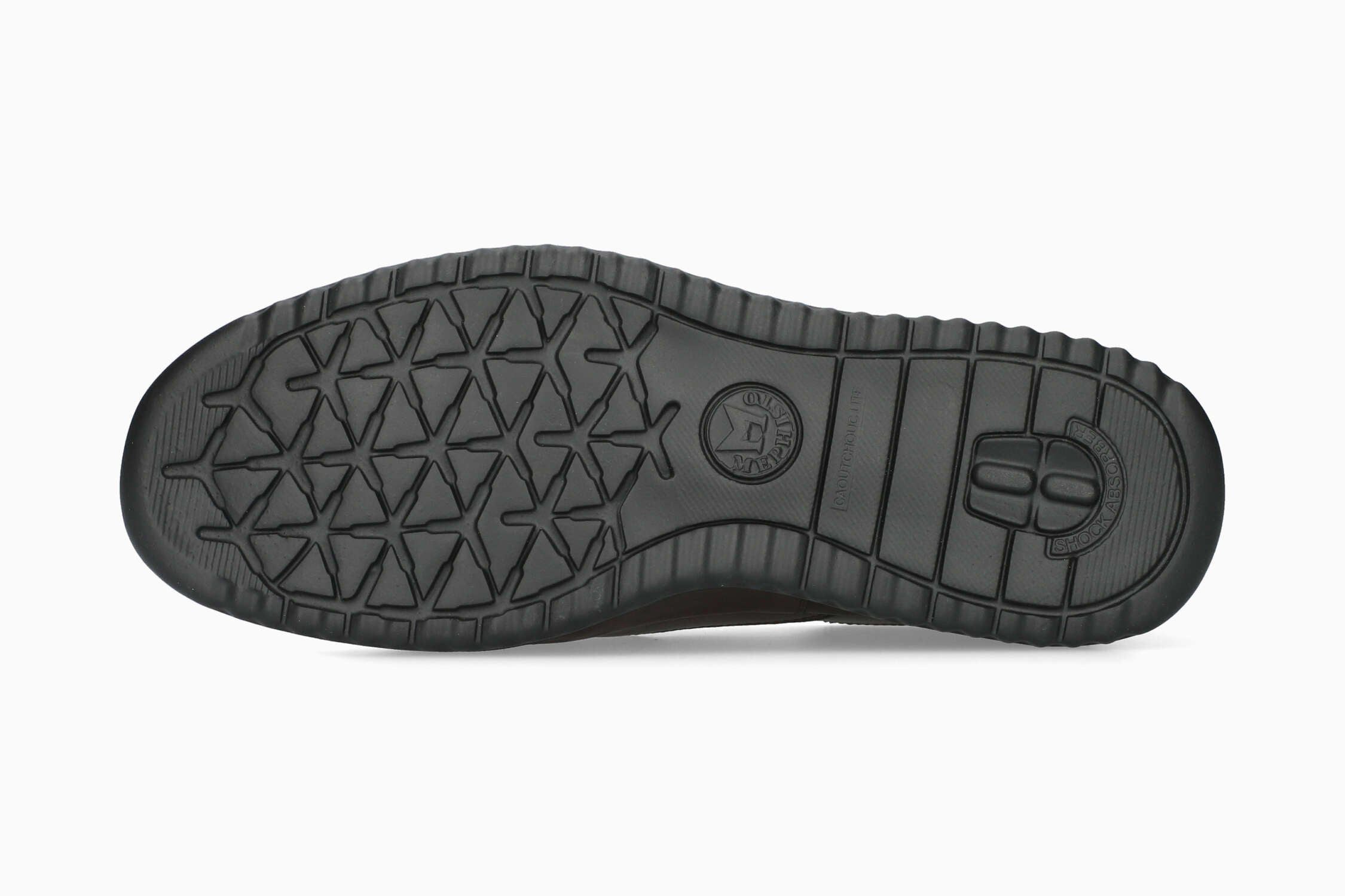 MEPHISTO TWAIN, DARK BROWN SMOOTH (BLACK SOLE)