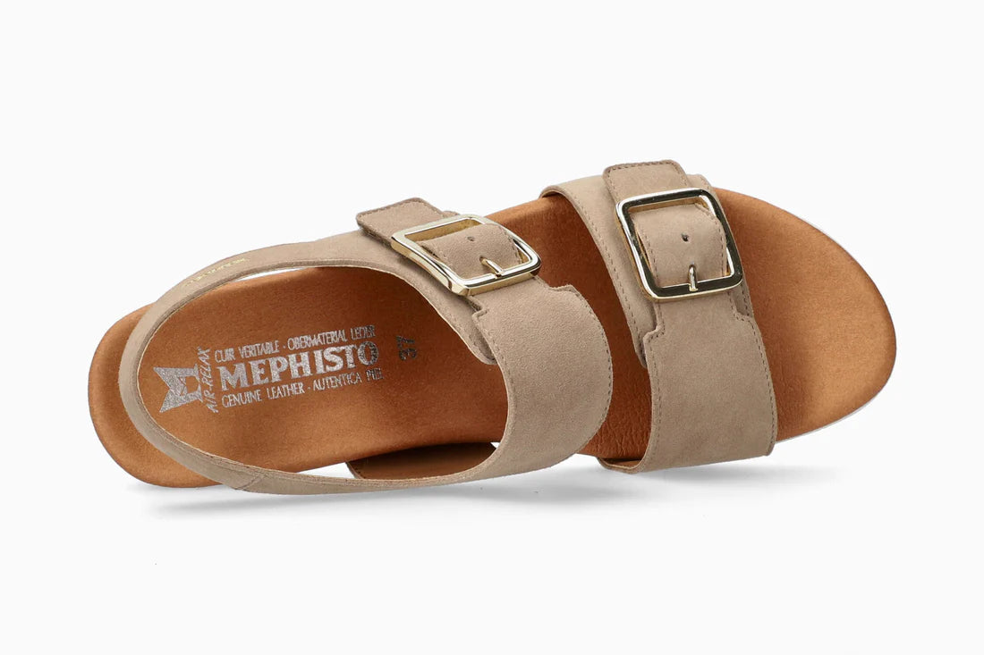 MEPHISTO YSABEL, LIGHT TAUPE VELSPORT