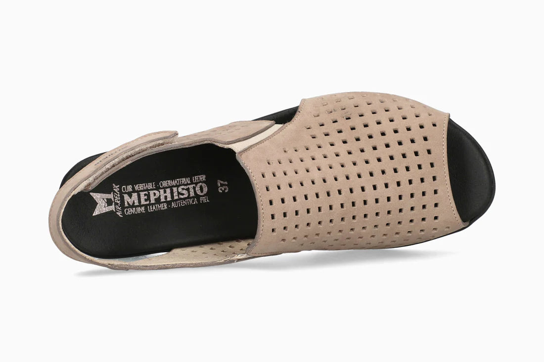 MEPHISTO POLKA, LIGHT TAUPE NUBUCK