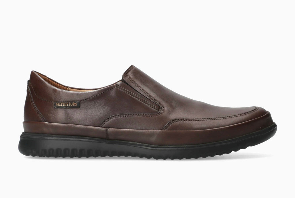 MEPHISTO TWAIN, DARK BROWN SMOOTH (BLACK SOLE) – Mephisto Scottsdale