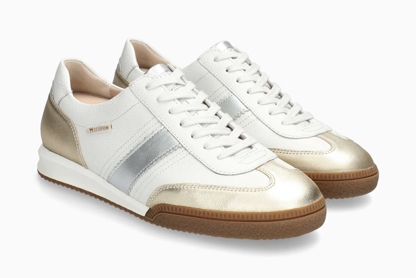 MEPHISTO WITNEY, GOLD / WHITE COMBO