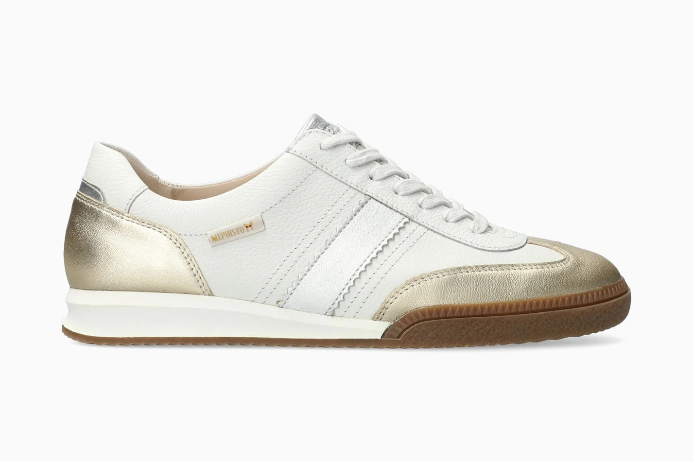 MEPHISTO WITNEY, GOLD / WHITE COMBO