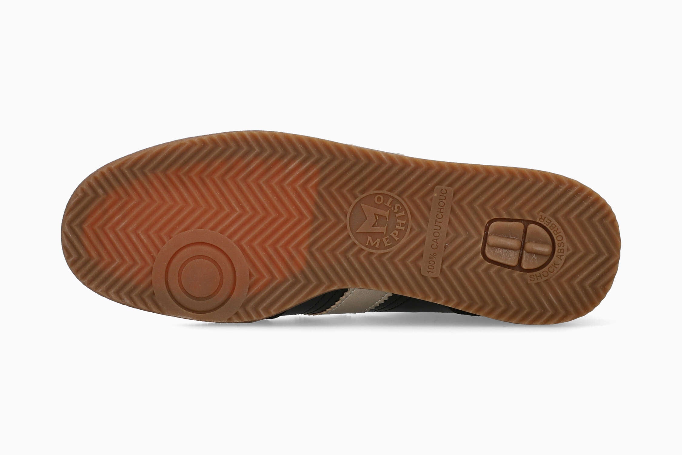 MEPHISTO WITNEY,  BLACK COMBO (TAN SOLE)