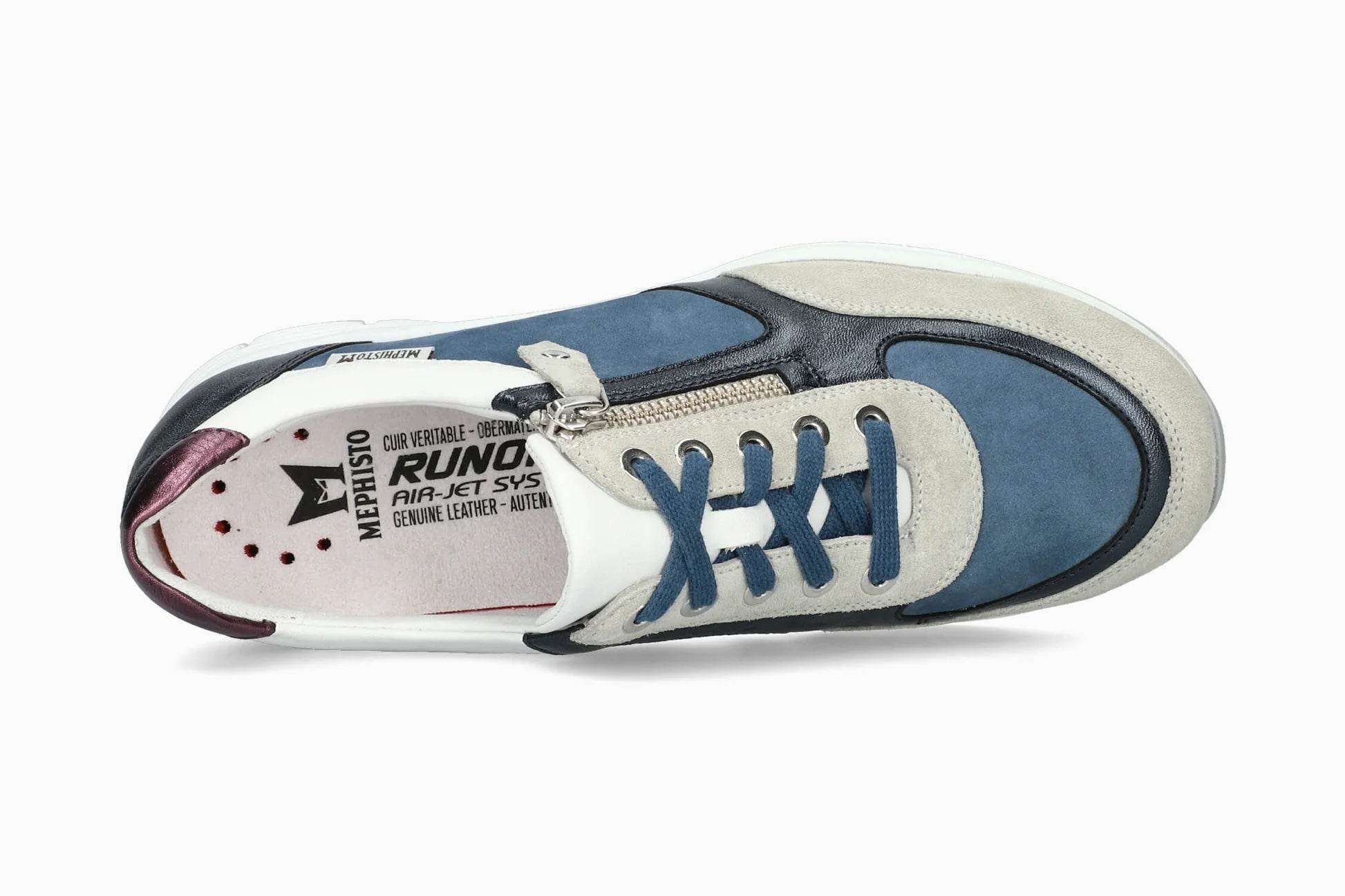 MEPHISTO YLONA, STONE / BLUE COMBO