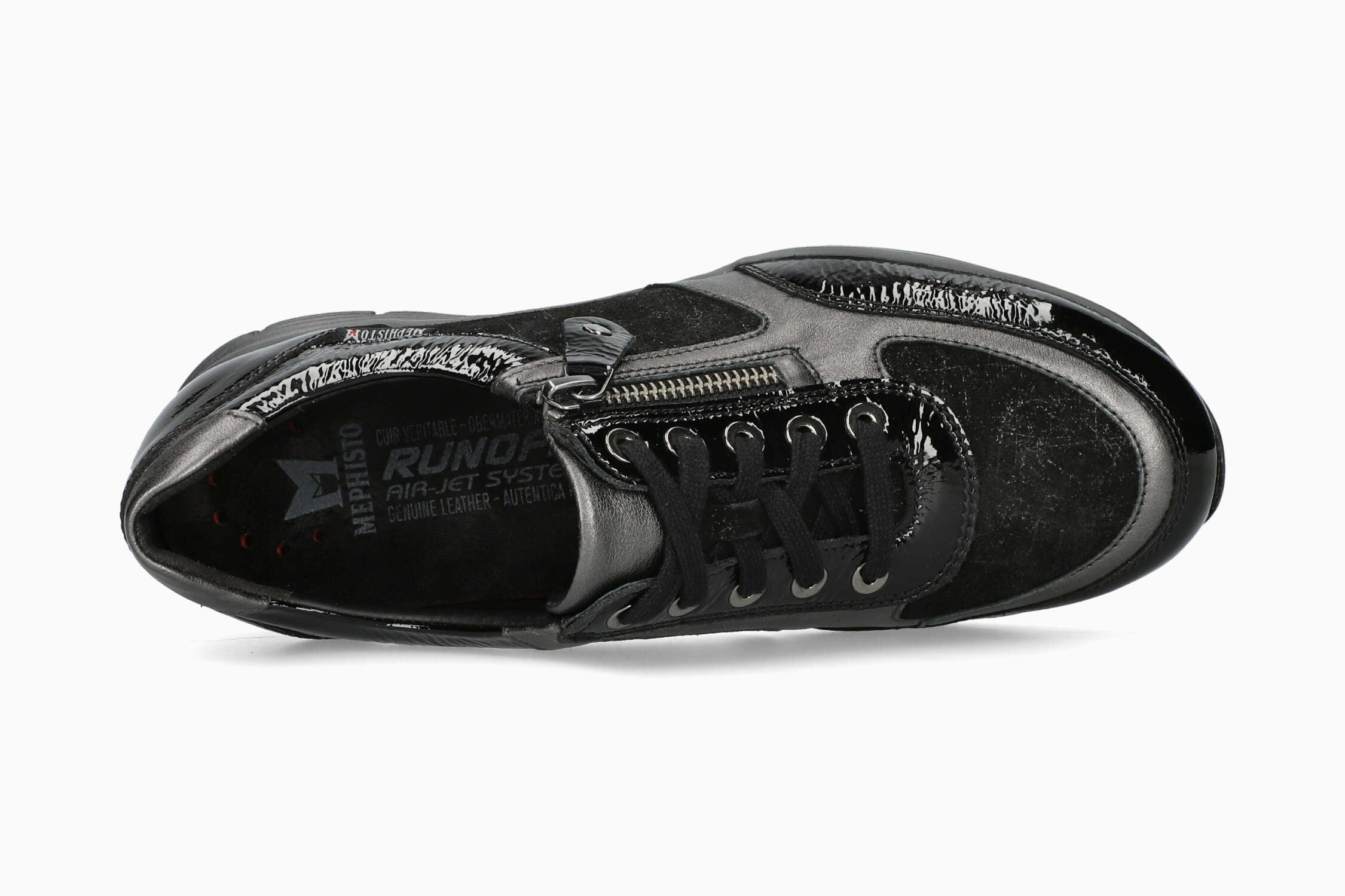 MEPHISTO YLONA, BLACK VERNIS COMBO