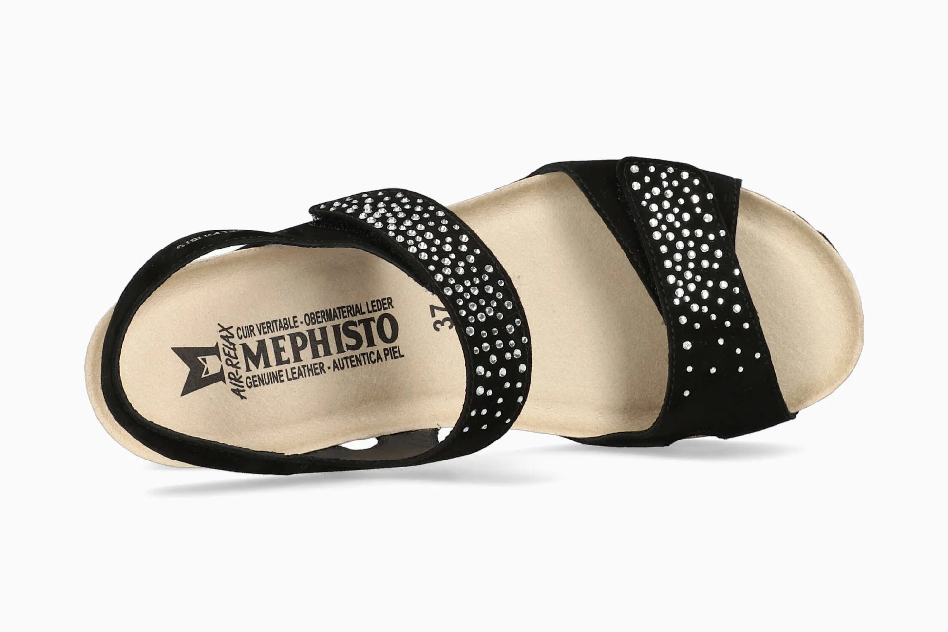 MEPHISTO VIC SPARK, BLACK VELSPORT