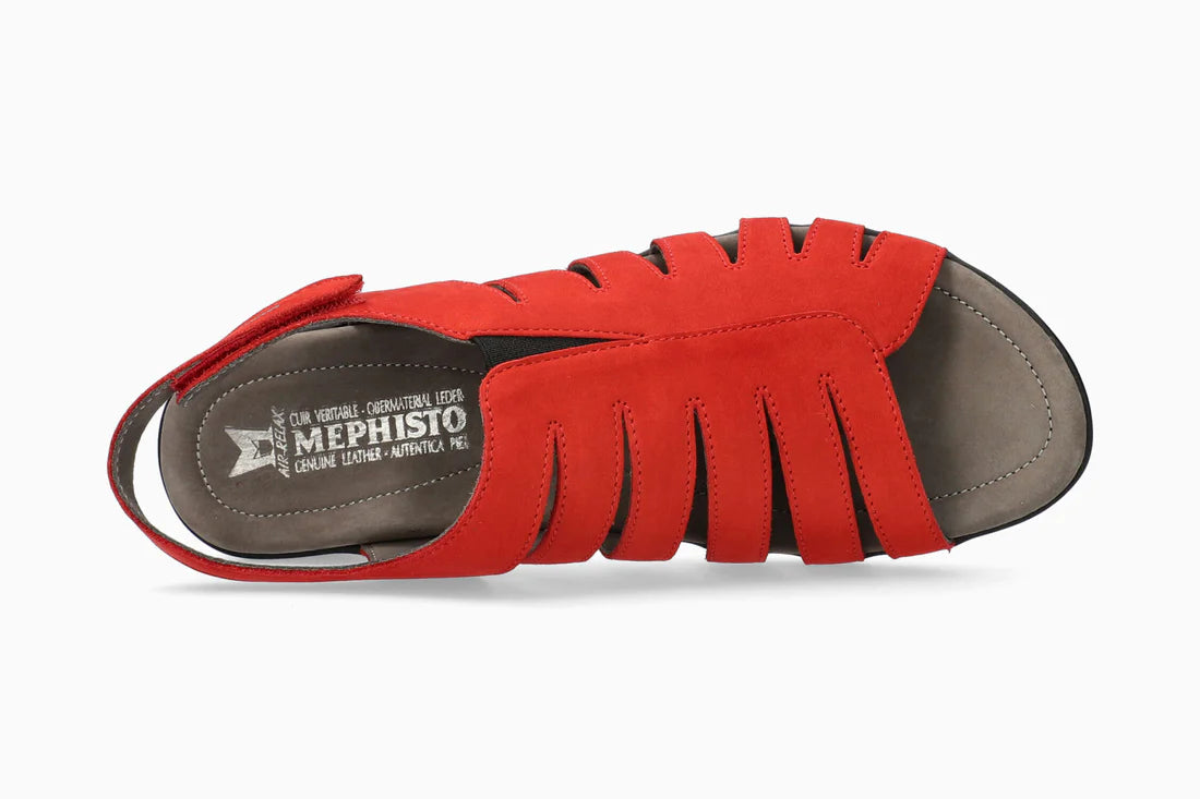 MEPHISTO PRALINE, SCARLET NUBUCK