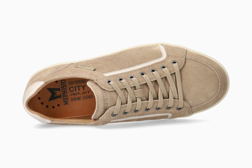 MEPHISTO HARRISON TAUPE VELOUR