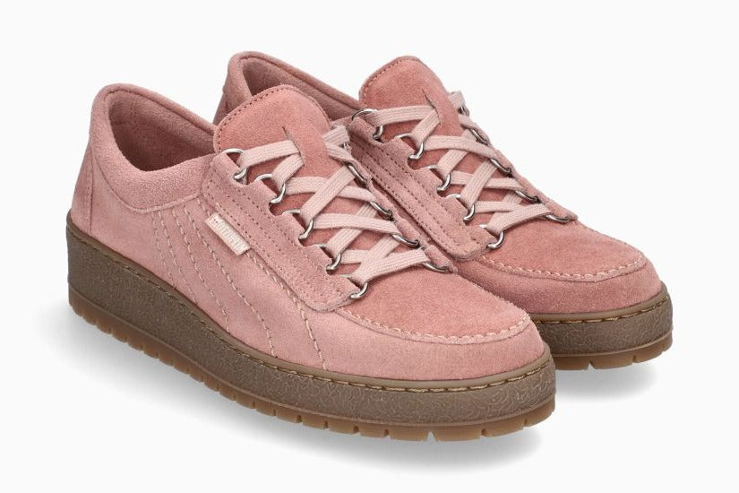 MEPHISTO LADY, OLD PINK VELOUR (TAN SOLE)