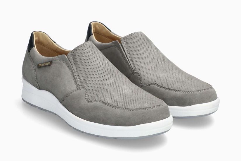 MEPHISTO VALTER, LIGHT GREY NUBUCK