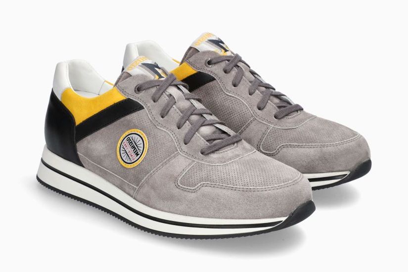 MEPHISTO GARRY, GREY/YELLOW VELSPORT