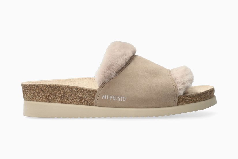 MEPHISTO HEMELINE, LIGHT TAUPE VELSPORT