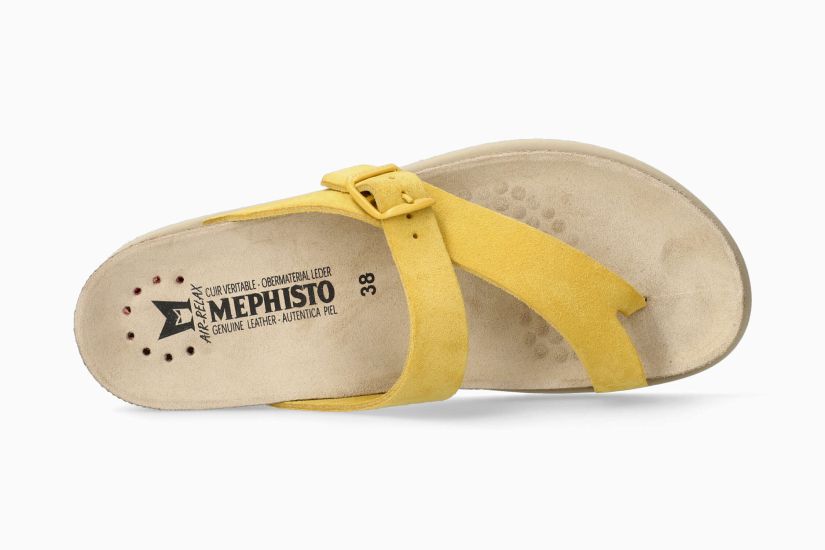 MEPHISTO HELEN, YELLOW VELOUR