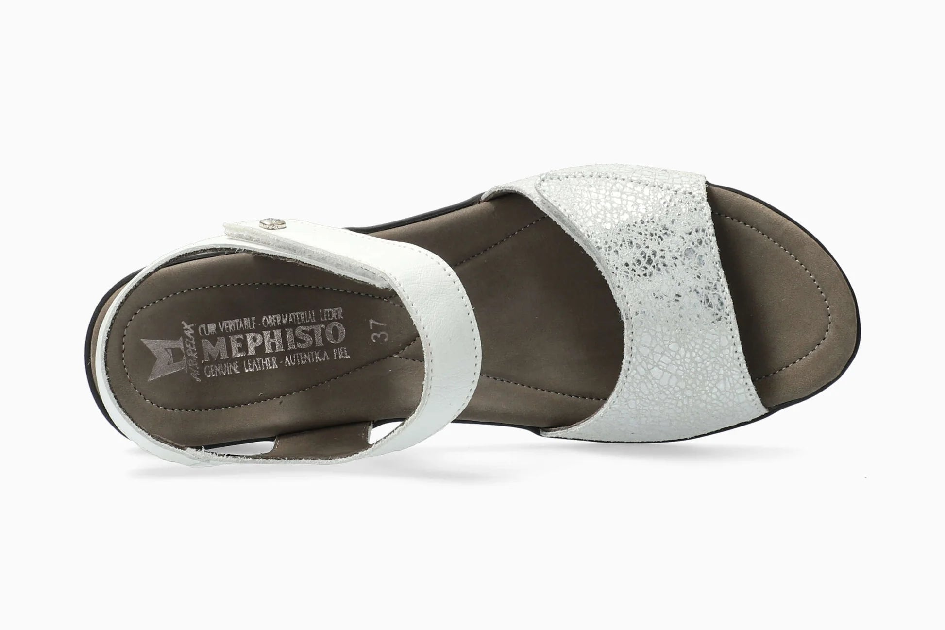 MEPHISTO PATTIE, WHITE/SILVER CRASH