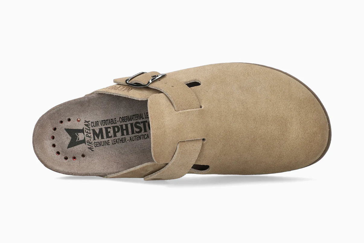 MEPHISTO NATHAN, WARM GREY SUEDE